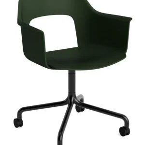 HAY Layout 261 stoel - zwart onderstel-Bottle Green - Mode 072 Tijdelijk Beschikbaar