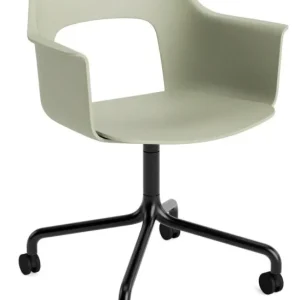 Favoriet HAY Layout 261 stoel - zwart onderstel-Pastel Green - Relate 921