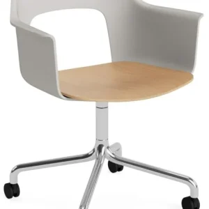 Beperkt Aanbod HAY Layout 262 stoel - aluminium onderkant-Sky Grey - Naveli 113