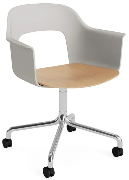 Beperkt Aanbod HAY Layout 262 stoel - aluminium onderkant-Sky Grey - Naveli 113