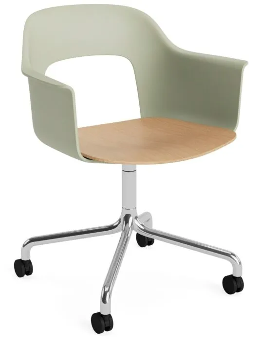 Bestel Nu HAY Layout 262 stoel - aluminium onderkant-Pastel Green - Relate 921