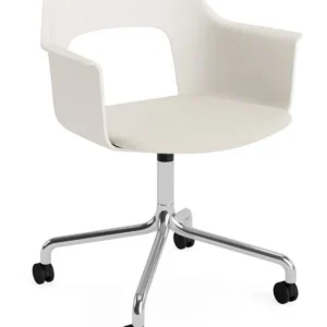 Aanbieding HAY Layout 263 stoel - aluminium onderstel-Cream White - Mode 011