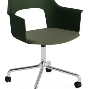 HAY Layout 263 stoel - aluminium onderstel-Bottle Green - Mode 072 Merkproduct