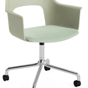 HAY Layout 263 stoel - aluminium onderstel-Pastel Green - Relate 921 Superprijs