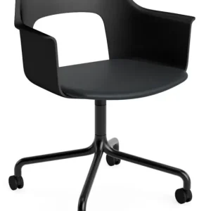HAY Layout 263 stoel - zwart onderstel-Black - Grano Black Gecertificeerd