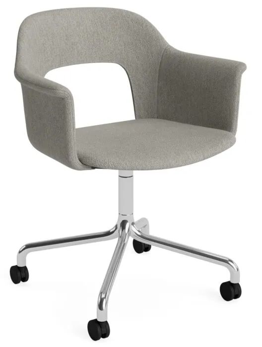 Lage Kosten HAY Layout 264 stoel - aluminium onderstel-Turf - Light Grey