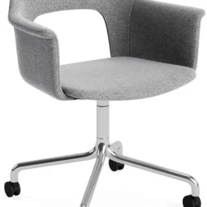 Lage Prijs HAY Layout 264 stoel - aluminium onderstel-Hallingdal 130