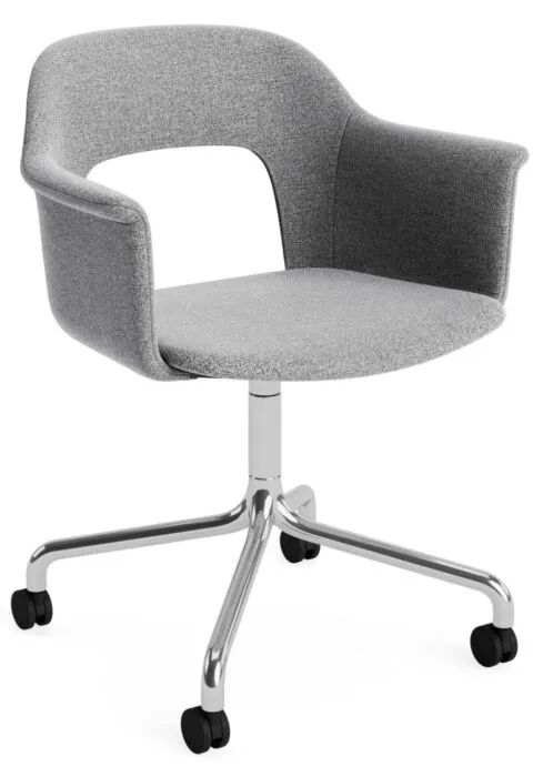 Lage Prijs HAY Layout 264 stoel - aluminium onderstel-Hallingdal 130