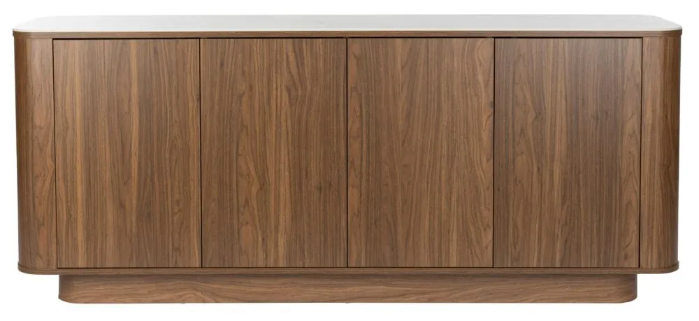 Rechtstreeks Van De Fabrikant vanHarte Almira dressoir-Walnut-Hoog