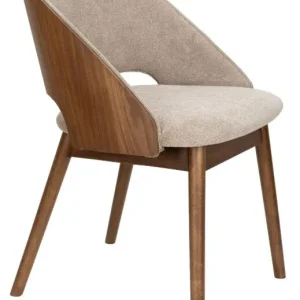 Dutchbone Velore stoel-Beige Laatste Kans