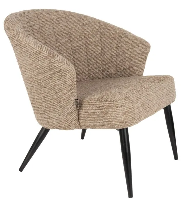Favoriet Dutchbone Georgia loungestoel - Soft Brown
