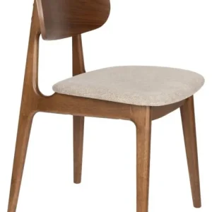 Dutchbone Marais stoel-Wood/Beige Koopje