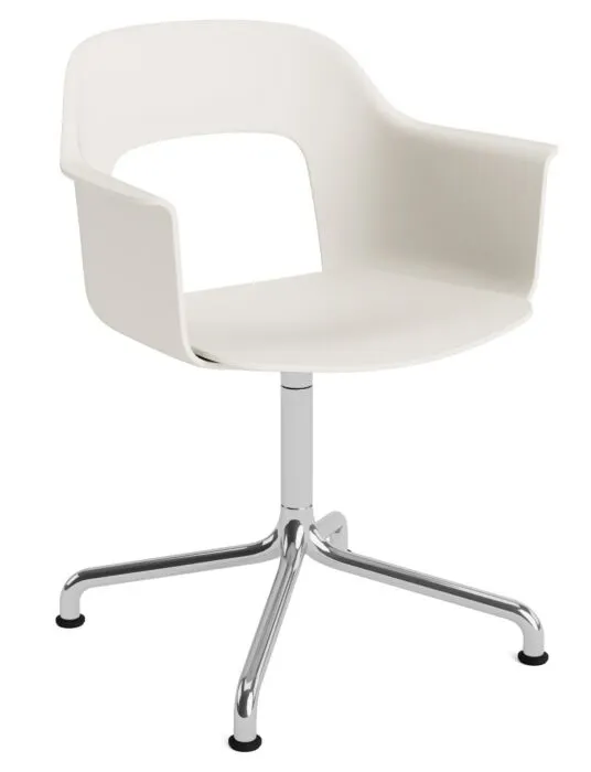 HAY Layout 251 stoel - aluminium onderstel-Cream White - Mode 011 Nu Kopen