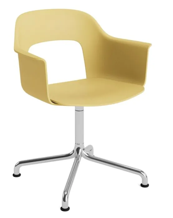 HAY Layout 251 stoel - aluminium onderstel-Biscotti - Relate 431 Populair