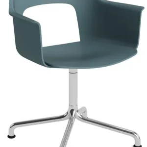 HAY Layout 251 stoel - aluminium onderstel-Ocean - Mode 045 Seizoensaanbieding