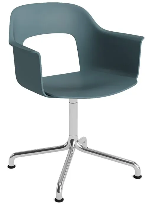 HAY Layout 251 stoel - aluminium onderstel-Ocean - Mode 045 Seizoensaanbieding