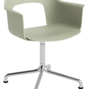 HAY Layout 251 stoel - aluminium onderstel-Pastel Green - Relate 921 Flitsaanbieding