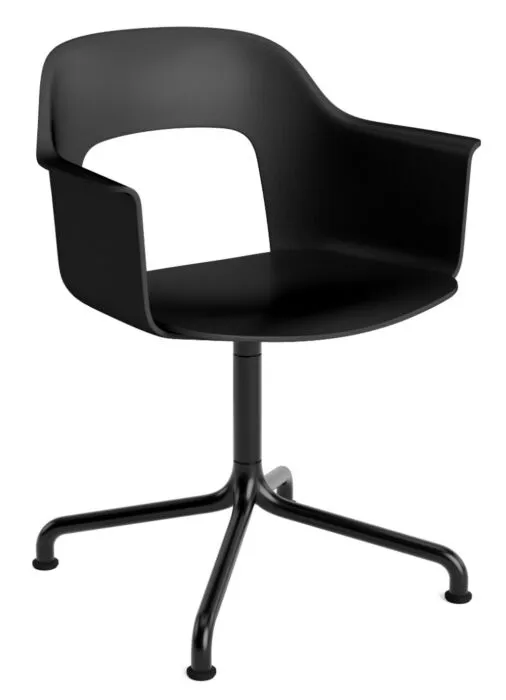 HAY Layout 251 stoel - zwart onderstel-Black - Steelcut Trio 195 Betaalbaar