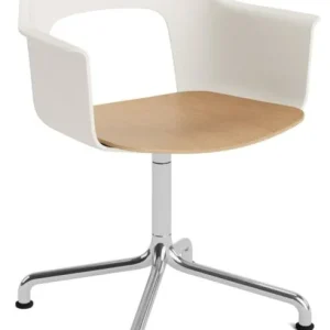 HAY Layout 252 stoel - aluminium onderstel-Cream White - Mode 011 Nu Kopen