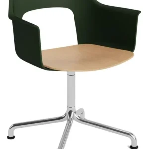 Koop Vandaag HAY Layout 252 stoel - aluminium onderstel-Bottle Green - Mode 072