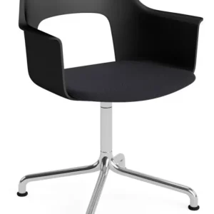 Korting HAY Layout 253 Stoel - Aluminium onderstel-Black - Steelcut Trio 195