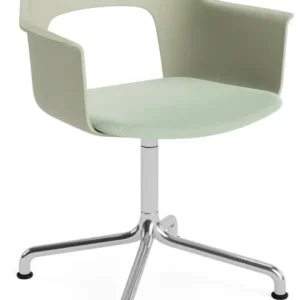 Flitsaanbieding HAY Layout 253 Stoel - Aluminium onderstel-Pastel Green - Relate 921