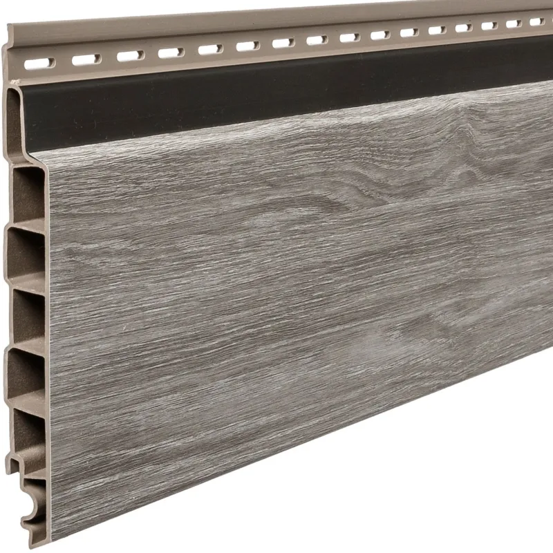 VinyPlus Sponningdeel Rondkant - Sheffield Eiken Grijs Shadow - Kunststof gevelbekleding houtlook Lage Kosten