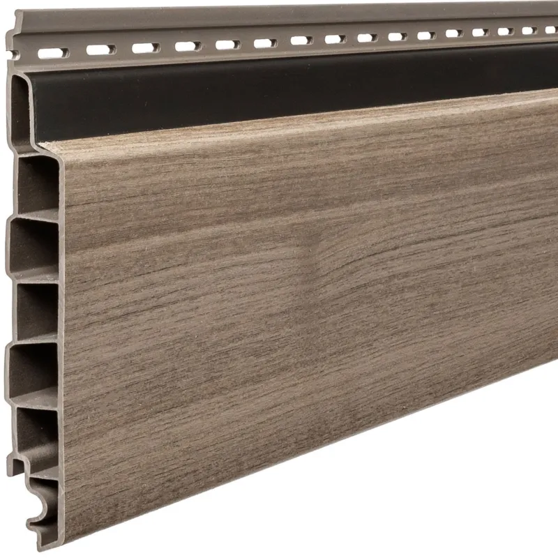 VinyPlus Sponningdeel Rondkant - Vergrijsd Redcedar Shadow - Kunststof gevelbekleding houtlook Superprijs