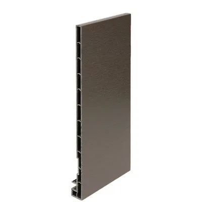 Lage Kosten Keralit dakrand boeideel 250mm - Kwartsgrijs (2825)