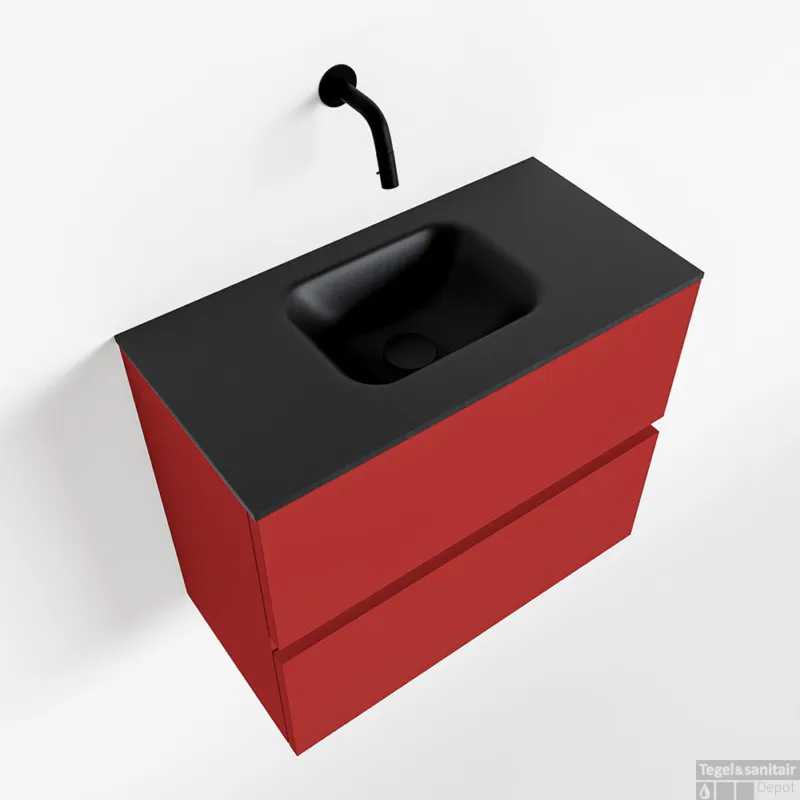 Hoge Kwaliteit MONDIAZ ADA 60cm toiletmeubel fire. LEX wastafel urban midden zonder kraangat