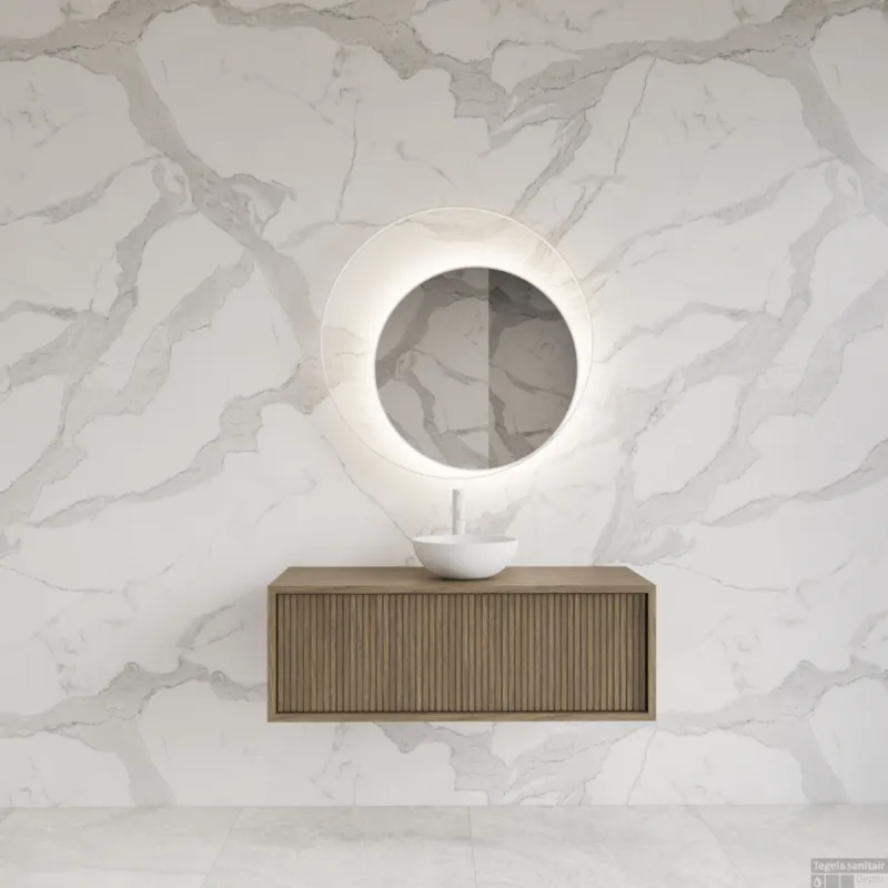 Populair Onderkast Gliss Design Heronimus 100x45x35 cm Met Topplaat Ash Grey