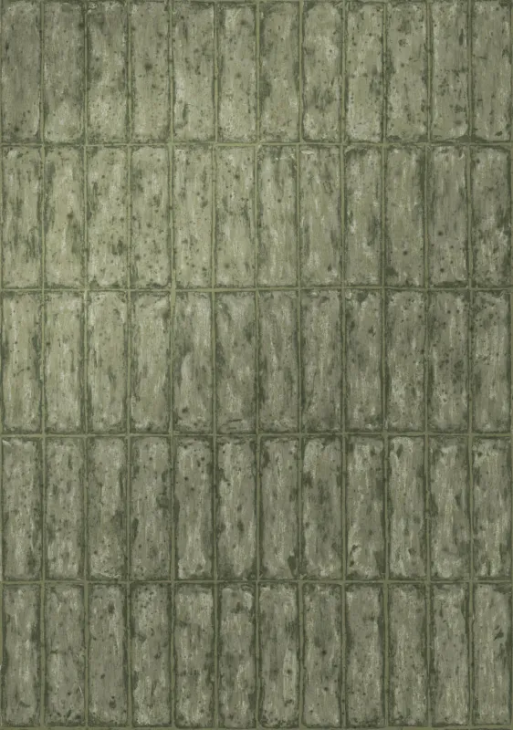 Behang Arte Metal X Patina Chalk Stone Moss Green 60120 Rechtstreeks Van De Fabrikant