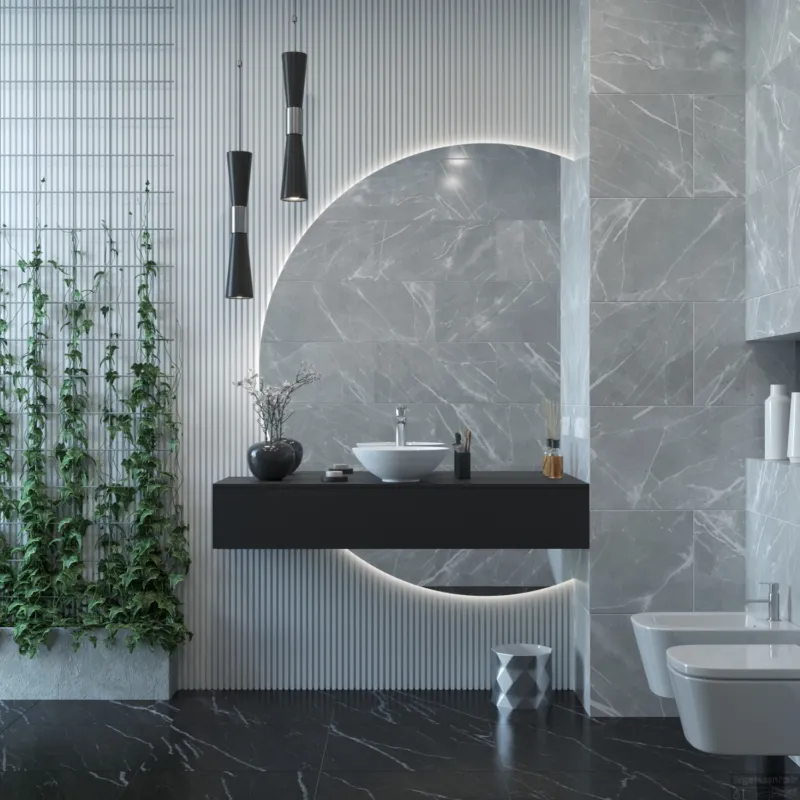 Veilige Betaling Badkamermeubelset Gliss Design Calypso 140 cm Mat Zwart