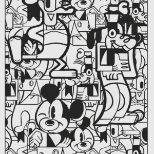 Merkproduct Komar Into Adventure Mickey Mouse Constructive IADX4-058 Behang