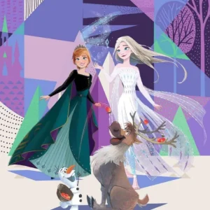 Populair Komar Into Adventure Frozen Abstract Arendelle IADX4-059 Behang