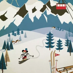 Komar Into Adventure Mickey Mouse Alpine IADX4-039 Behang Alleen Vandaag
