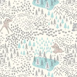 Komar Into Adventure Bambi Woodland IADX8-057 Behang Beperkt Aanbod
