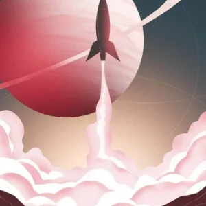 Premium Komar Into Adventure Spacewalk IAX4-0018 Behang