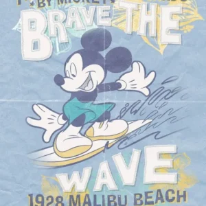 Op = Op Komar Into Adventure Mickey Mouse Brave the Wave IADX4-014 Behang