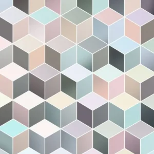 Komar Pure Cubes Pastel P027-VD2 Behang Meest Verkocht