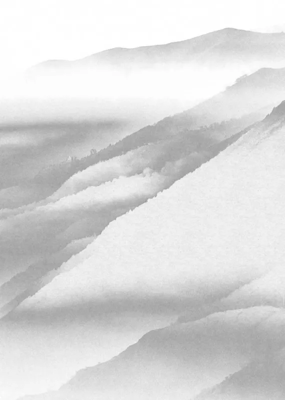Op = Op Komar Raw White Noise Mountain R2-010 Behang