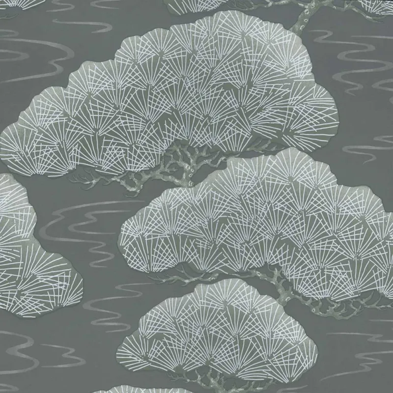 Exclusieve Aanbieding Behang Little Greene 20th Century Papers Pines Early 19th Silver Pine