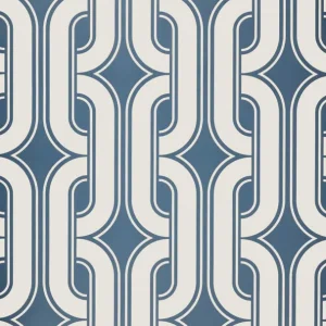 Superprijs Behang Little Greene 20th Century Papers Lavaliers 1975 Low Wave
