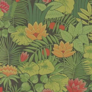 Behang Little Greene 20th Century Papers Reverie 1971 Jungle Aanbieding