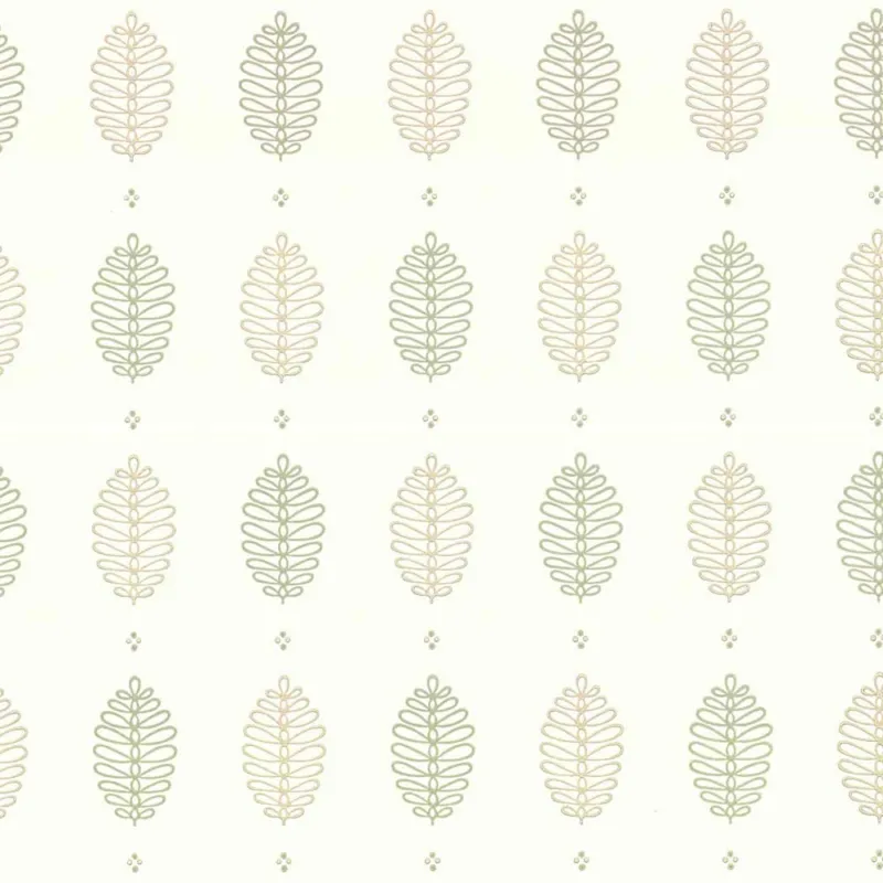 Behang Little Greene 20th Century Papers Cone 1956 Lint Nieuw