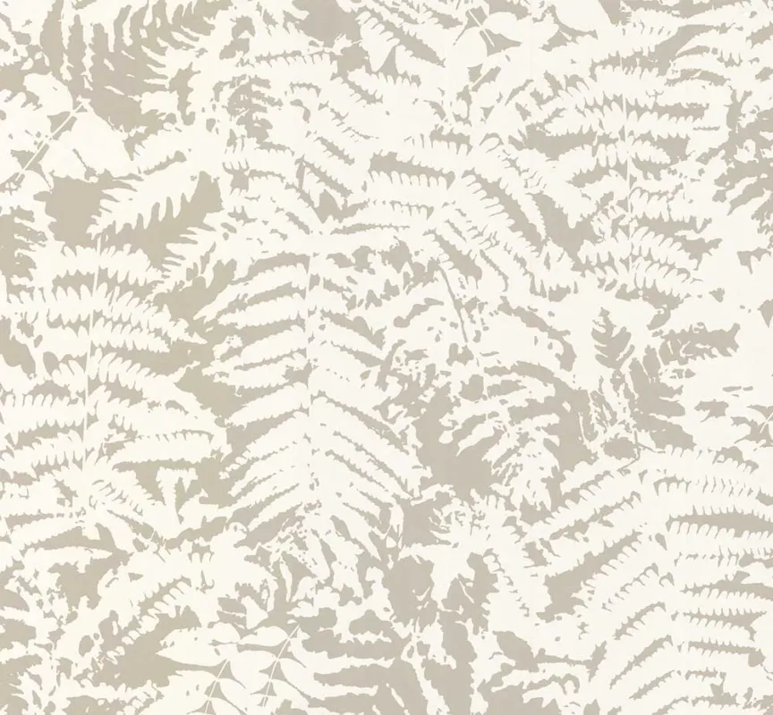Tijdelijk Beschikbaar Behang Little Greene 20th Century Papers Fern 1960 Gilver