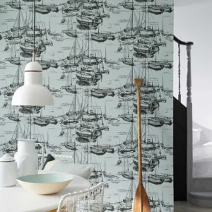 Shop Nu Behang Little Greene 20th Century Papers Zingara 1960 Delft