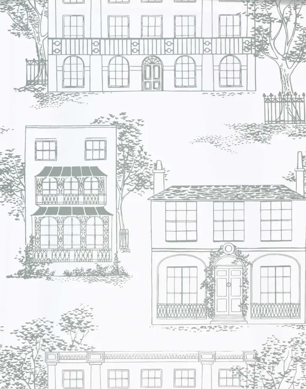 Beperkt Aanbod Behang Little Greene 20th Century Papers Hampstead 1949 Glass