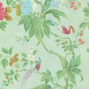 Behang Little Greene Archive Trails Paradise 1940 Dusk Beperkte Voorraad