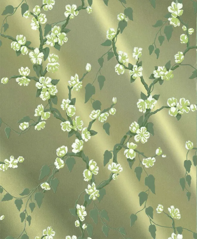 Behang Little Greene Archive Trails Sakura 1936 Metal Lustre Veilige Betaling
